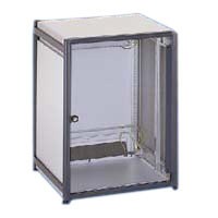 Vertiv(Knürr) Schrank klein 18HE,T600mm,T-Nut,Lichtgrau,