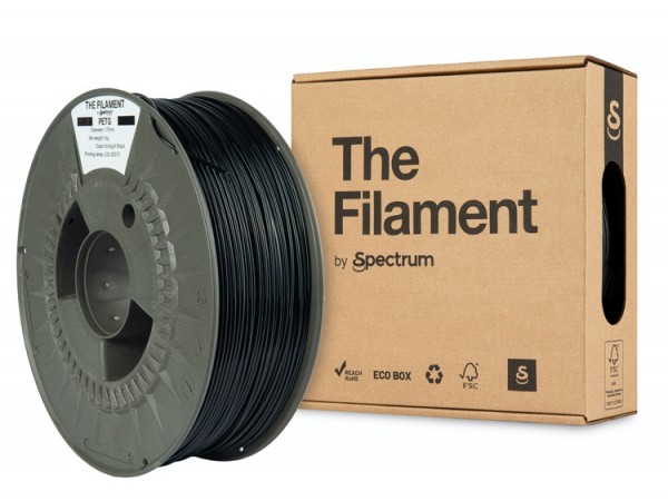 The Filament · PETG · MIDNIGHT BLACK · 1.75mm · 1kg