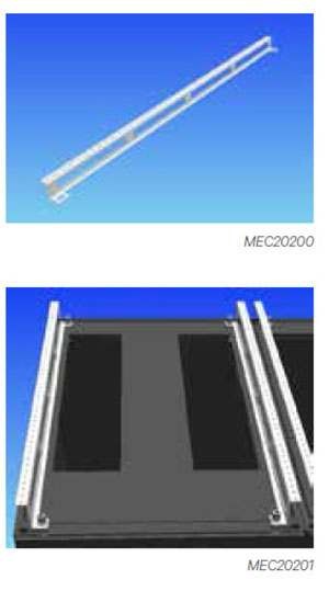 Vertiv(Knürr) zub. Grundträger T 900 h44, Lichtgrau
