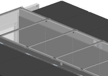 Vertiv(Knürr) SmartAisle Dach L2400 GB1200, Schwarz,
