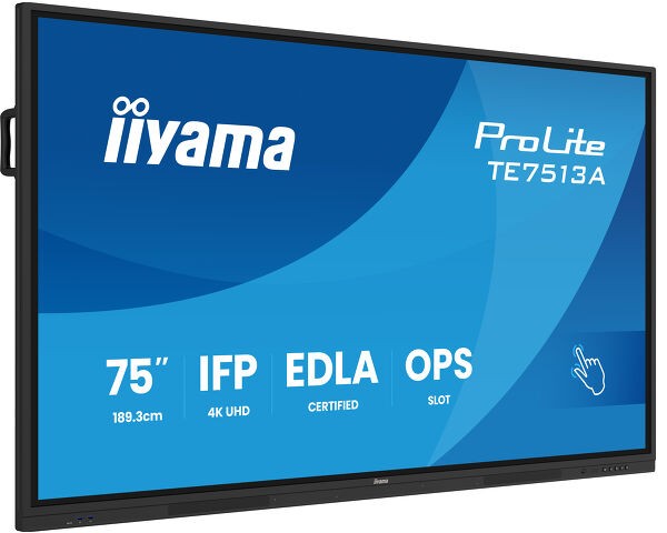 TFT-Touch 75,0"/189,3cm iiyama ProLite TE7513A - 18/7 *schwarz*