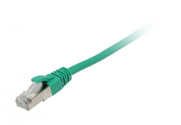 Patchkabel RJ45, CAT5e 100Mhz, 3m grün, FTP(F/UTP), Synergy 21,