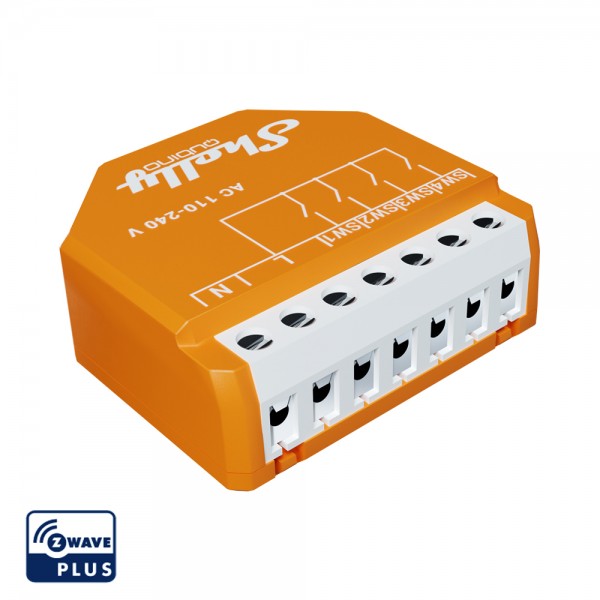 Shelly · Unterputz · "Wave i4" · Szenenaktivierer · 12 Aktionen · Z-Wave