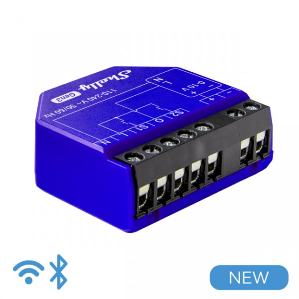 Shelly · Unterputz · "Dimmer 0-10V oder 1-10V PM Gen3"