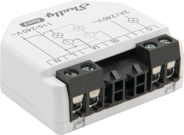 Shelly · Unterputz · "EM Gen3" · inkl. 1x 50A Klemme · Stromzähler · Messfunktion · WLAN