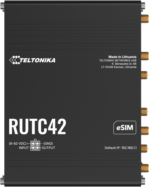 Teltonika · Router · RUTC42 · Dual Modem EDGE Router
