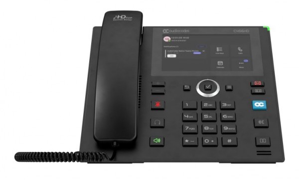 AudioCodes Teams C456HD IP-Phone PoE GbE black