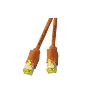 Patchkabel RJ45, CAT6A 500Mhz, 5m, orange; S-STP(S/FTP); ND-UC900+TM31,