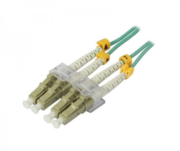 LWL-2-Faser-Patchk. 10mtr.LC-LC, 50/125um,OM3, AD=2mm, Synergy 21