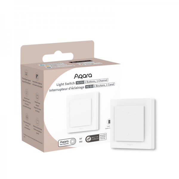 AQARA Light Switch H2 EU 2-fach