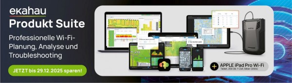 Ekahau Software AI Pro, Ekahau Suite 3 Jahre incl. Garantieverlängerung, *PROMO bis 29.12.2025*,