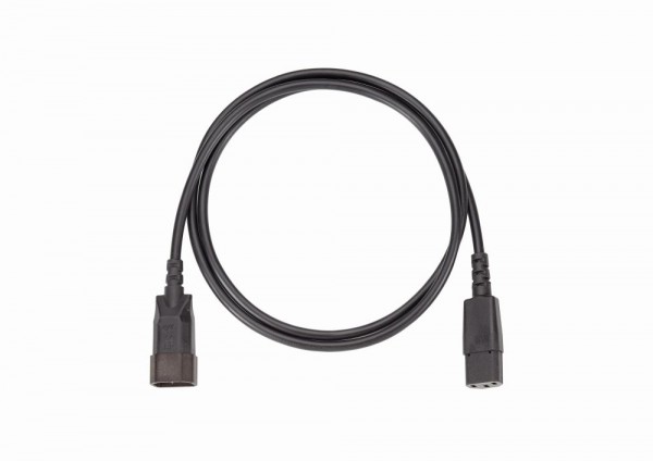 Bachmann Kabel, Verlängerung, Kupplung(C13)->Stecker(C14), 1.5m, schwarz,