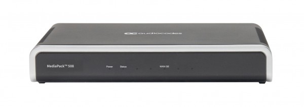 Audiocodes MediaPack 508 analog VoIP gateway with 4FXS and 4 FXO Voice Interfaces