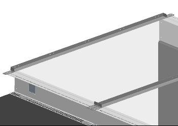 Vertiv(Knürr) SmartAisle Endtrennleiste GB1200 (Paar), Schwarz