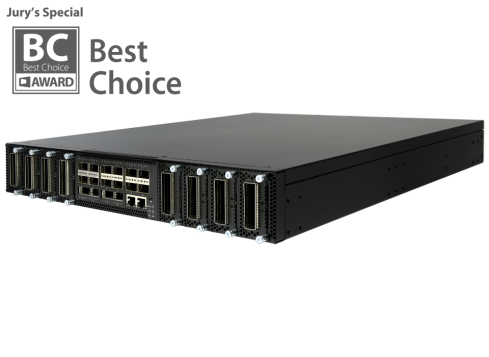 EdgeCore Switch full manged 24 Port • 16 x 100G QSFP28 • modular • 19&quot; 1 HE • Datacenter Switch • Front-to-back • 7716-24SC-O-AC-F