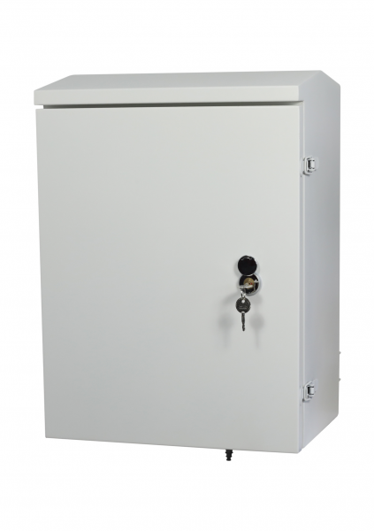 ALLNET DIN-RAIL Wandgehäuse/Outdoor PoE Smart-Managed Switch T220mm, Lichtgrau, IP66, ÜS, ALL-DIN-SGI8012PM