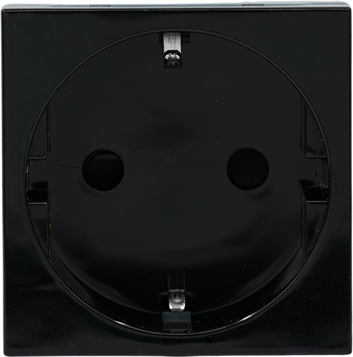 Shelly · Unterputz Zubehör ·Wall Display · Stand Socket · Schwarz