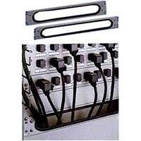 Vertiv(Knürr) zub.Kabeldurchführungsplatte,1HE,Schwarz, 6-Pack