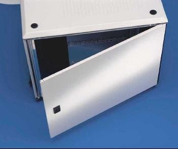 Vertiv(Knürr) Schrank Smaract,zbh.Tür,15HE,1-teilig,Stahlblech geschlossen