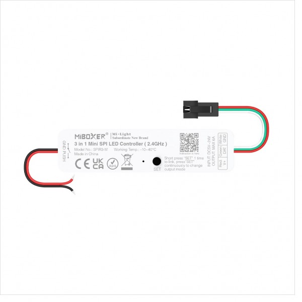 MiBoxer SPIR3-M LED Pixel LED Controller SPI-Serie 3 in 1 Mini-Controller (2.4GHz)
