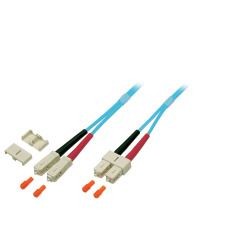LWL-2-Faser-Patchk. 2mtr.SC-SC, 50/125um, OM3, AD=3mm,