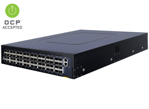 EdgeCore Switch full manged 64 Port • 64 x 100G QSFP28 • 19&quot; 2 HE • Datacenter Switch • Front-to-back • DCS500 • 7816-64X-O-AC-F-R