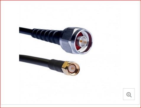 TekBox NM-SMAM/125/RG223 /N-Stecker SMA-Stecker, Länge: 125 cm
