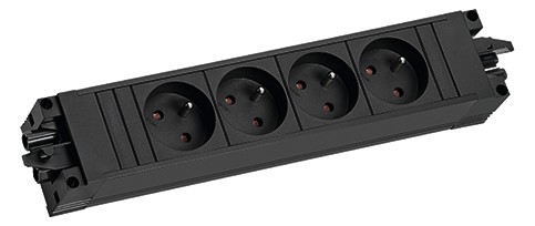 Bachmann STEP BASE, Steckdose, 4xDosen(UTE-Frankreich)-&gt;2x(GST18),