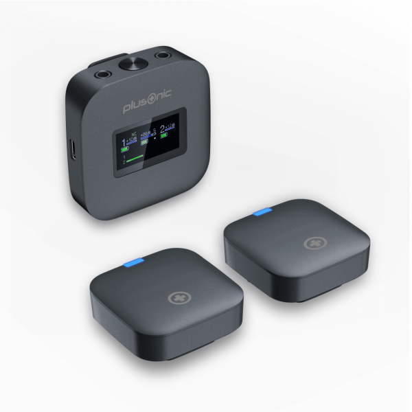 Plusonic Wireless Mikrofone Kit PS-TDS8 &quot;USB Type C/Lightning/3,5mm Klinke&quot; WiFi-Micro *ALLTRAVEL*