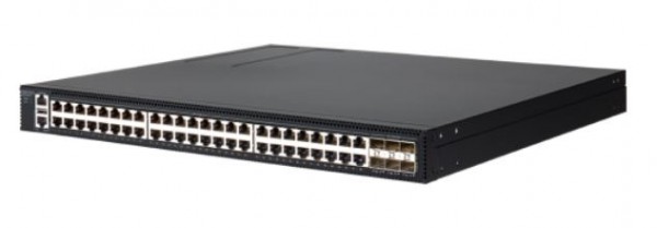 Edgecore Switch L2+ 48 x GE PoE + 6 x 25G SFP28 ports L2+ Switch, PoE 740W, ECS4150-54P