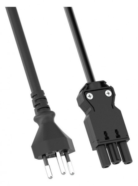 Bachmann Gerätezuleitung Schweizer Stecker(SEV 1011 T12 (Type)-> GST18, 5m