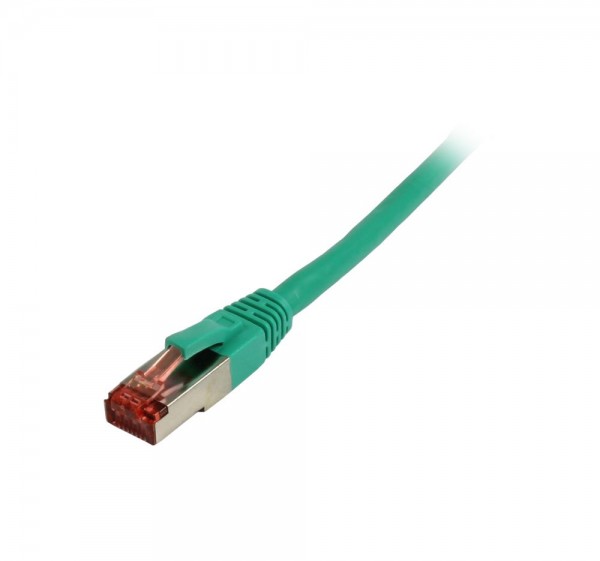 Patchkabel RJ45, CAT6 250Mhz, 30m grün, S-STP(S/FTP), LSZH, Synergy 21,