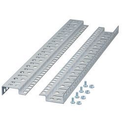 Wandgehäuse 19&quot;, zbh. 19&quot; Montageschienen 21HE für Wandgehäuse, Set 2 Stück