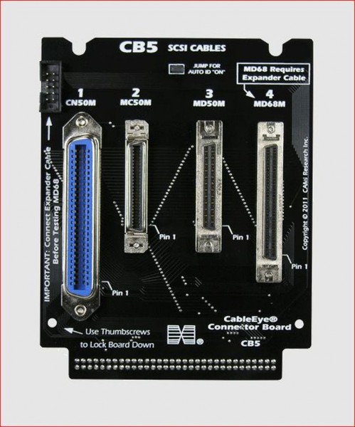 CableEye 735 / CB5 Interface-Platine (50- and 68-pin SCSI)