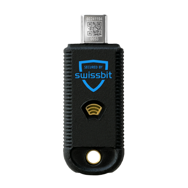 Swissbit iShield Key FIDO2 USB-C/NFC Security Key Retailverpackung