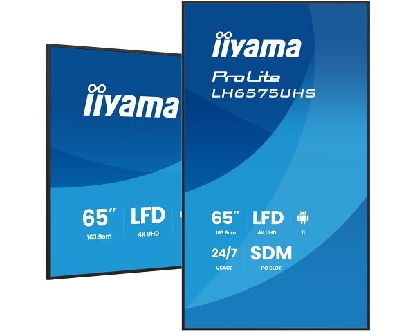 TFT 64,5&quot;/164cm iiyama ProLite LH6575UHS-B1AG - 24/7 *schwarz*