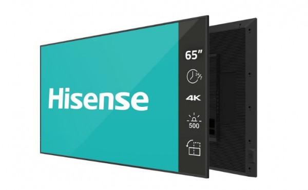 Hisense 65 Zoll 4K UHD IPS Digital Signage Display - 24/7 Operation
