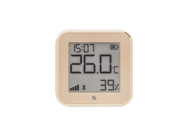 Shelly · Plug &amp; Play · "H&amp;T Gen. 3 Mocha" · Temperatur- &amp; Feuchtigkeitssensor · WLAN · BT · USB C / Batterie (n.e.)