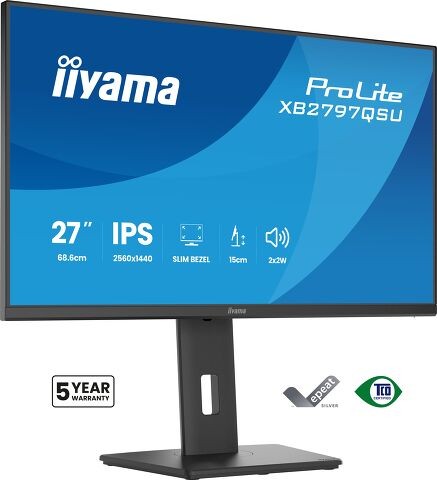 TFT 27,0"/68,5cm iiyama ProLite XUB2792QSU *schwarz* 16:9