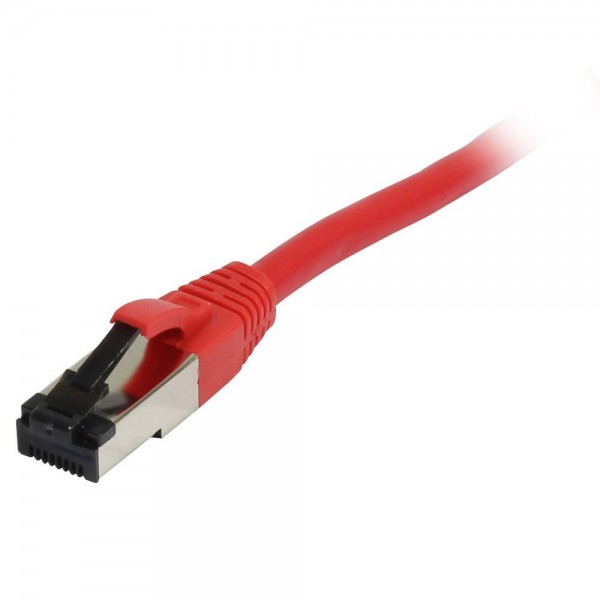 Patchkabel RJ45, CAT8.1 2000Mhz, 0.15m, rot, S-STP(S/FTP), TPE/LSZH(SuperFlex), AWG26, Synergy 21