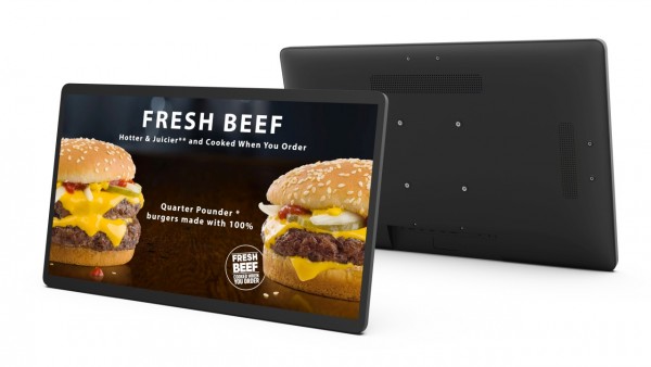 ALLNET High Performance Display 24 Zoll, Android 13, RK3588S2, HDMI In, Farbe schwarz, mit Batterie Standfuß