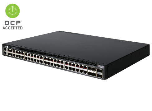 EdgeCore Open Networking Datacenter Switch • AS4610-54T, 48 x 100/1000BASE-T