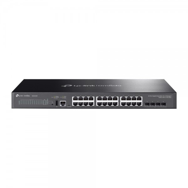 TP-Link Switch full managed Layer3 28 Port • 24x 1 GbE • 4x SFP+ • Omada • SG5428X