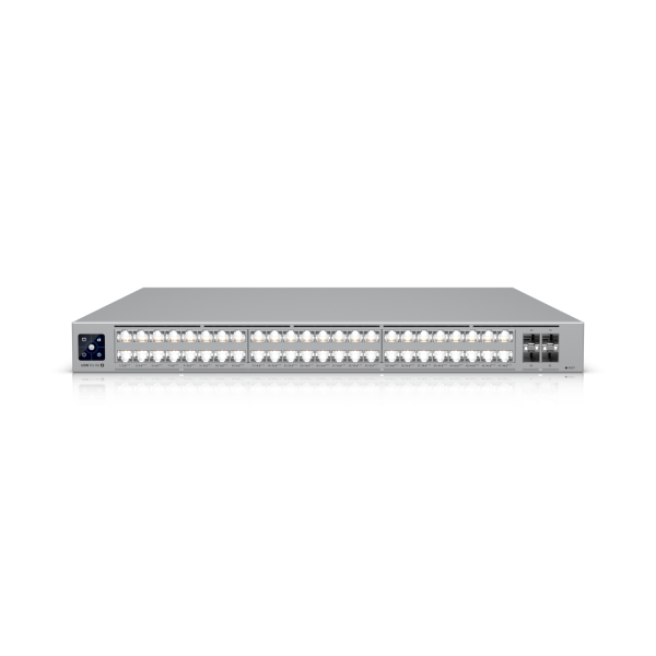 Ubiquiti Switch full managed Layer3 52 Port • 16x 2,5 GbE • 32x 10 GbE • PoE Budget 1080W • 48x PoE+++ • 4x SFP28 • 19&quot; • UniFi • USW-Pro-XG-48-PoE