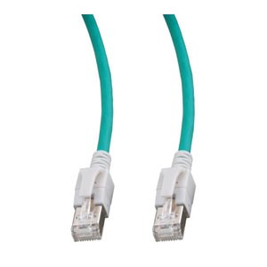 Patchkabel RJ45, CAT6A 500Mhz, 3m, grün; S-STP(S/FTP); VC LED in den Steckern!,