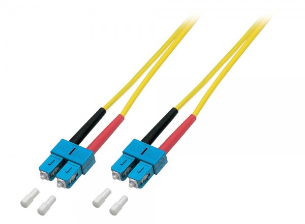 LWL-2-Faser-Patchk. 3mtr.SC-SC, 9/125um, OS2, AD=3mm