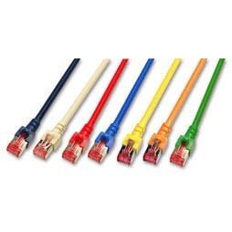 Patchkabel RJ45, CAT6 250Mhz, 0.5m orange, S-STP(S/FTP); LSZH,