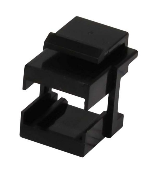 Keystone, Modul, Aufnahme für LWL-Kupplungen(LC), schwarz, Synergy 21,