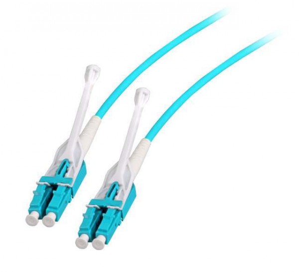 LWL-2-Faser-Patchk. 2mtr.LC-LC, 50/125um,OM3, Uniboot, AD=3mm,
