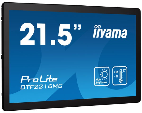 Iiyama Tablet 21,5"/54,6cm ProLite TW2223AS *schwarz* 16:9 24/7
